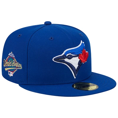 Casquette ajustée 59FIFTY de la série mondiale des Blue Jays Toronto 1993 New Era pour homme