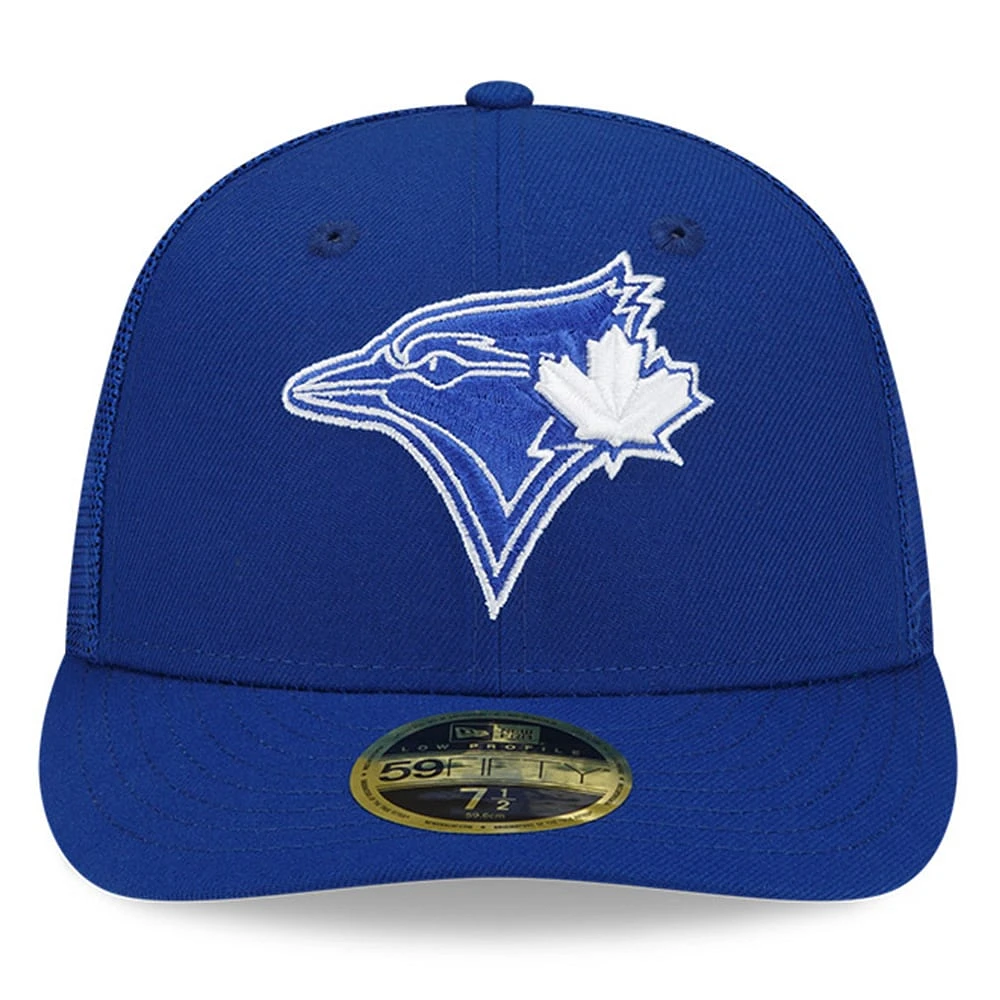 Casquette ajustée 59FIFTY pour entraînement au bâton Royal Toronto Blue Jays 2023 New Era homme