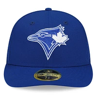 Casquette ajustée 59FIFTY pour entraînement au bâton Royal Toronto Blue Jays 2023 New Era homme