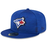 Casquette ajustée 59FIFTY Royal Toronto Blue Jays 2024 MLB Clubhouse New Era pour homme