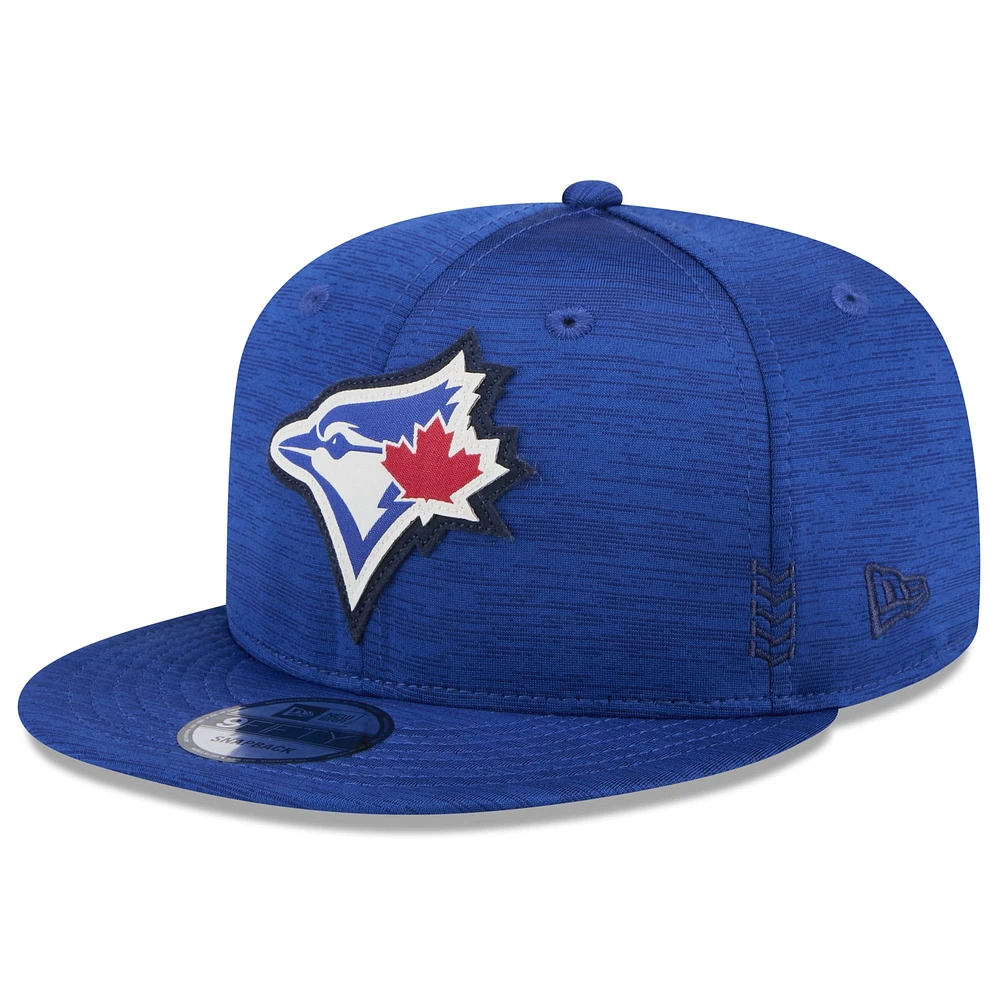 Casquette Snapback 9FIFTY Royal Toronto Blue Jays 2024 MLB Clubhouse New Era pour homme