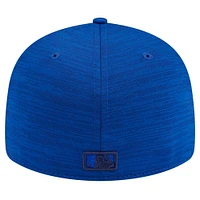 Casquette ajustée 59FIFTY à profil bas des Royal Toronto Blue Jays 2024 MLB Clubhouse New Era pour hommes