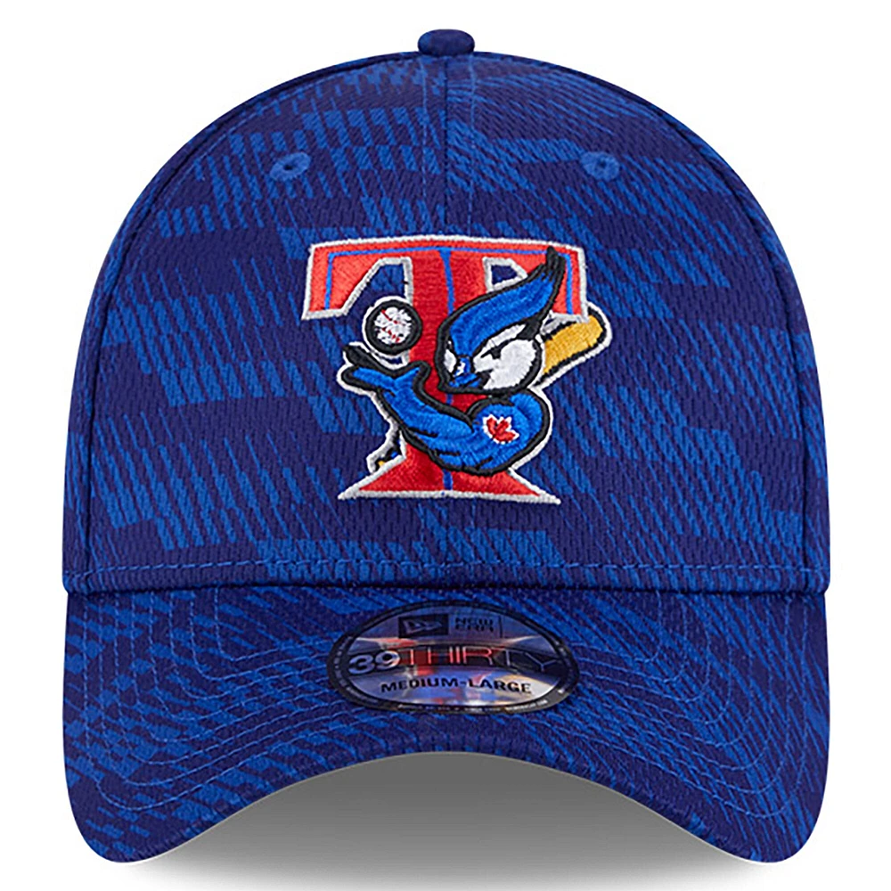 Men's New Era Royal Toronto Blue Jays 2025 MLB Clubhouse 39THIRTY Flex Hat