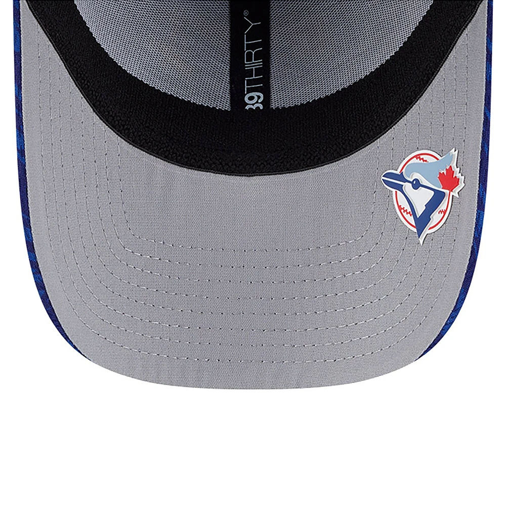 Men's New Era Royal Toronto Blue Jays 2025 MLB Clubhouse 39THIRTY Flex Hat
