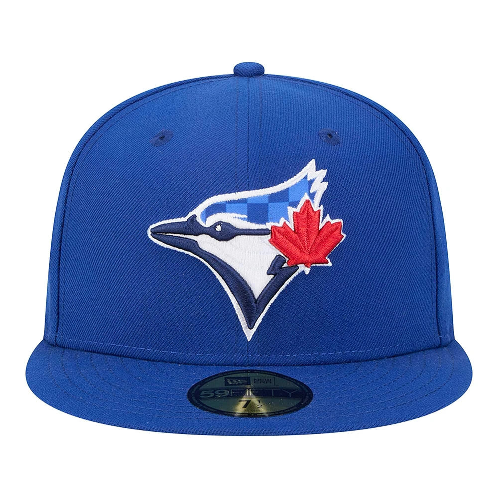 Casquette ajustée 59FIFTY Royal Toronto Blue Jays de New Era pour homme