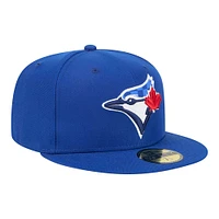 Casquette ajustée 59FIFTY Royal Toronto Blue Jays de New Era pour homme