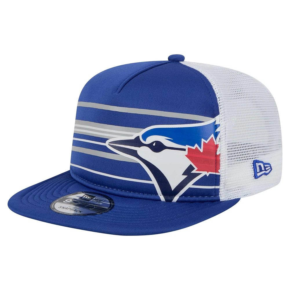 Casquette à visière ajustable A-Frame Trucker 9FIFTY Toronto Blue Jays de New Era pour homme