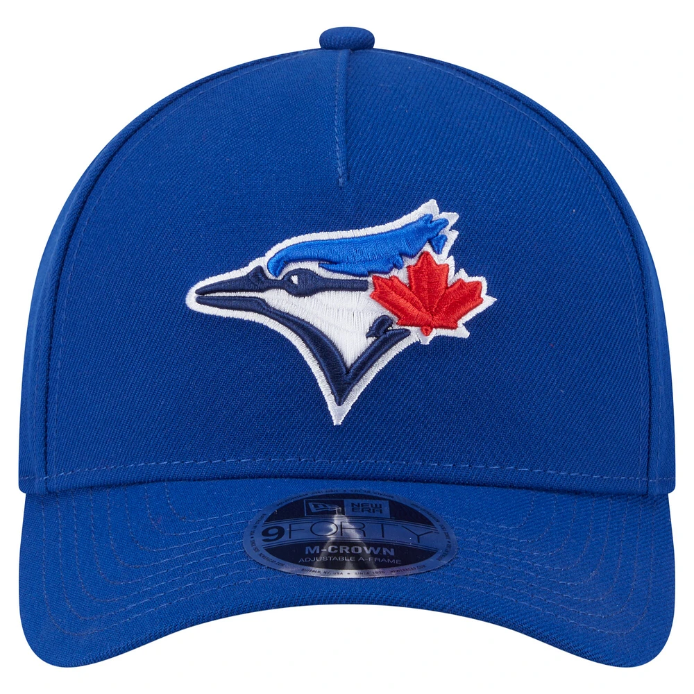 Casquette ajustable 9FORTY M-Crown des Blue Jays de Toronto de New Era pour homme