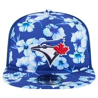 Men's New Era Royal Toronto Blue Jays Adventure Pattern Golfer Trucker Snapback Hat