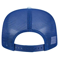 Men's New Era Royal Toronto Blue Jays Adventure Pattern Golfer Trucker Snapback Hat
