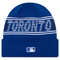 Men's New Era  Royal Toronto Blue Jays Authentic Collection Cuffed Knit Hat