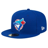 Casquette ajustée 59FIFTY New Era des Royal Toronto Blue Jays Big League Chew pour hommes