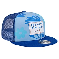 Men's New Era Royal Toronto Blue Jays Bikini Bottom Trucker 9FIFTY Snapback Hat