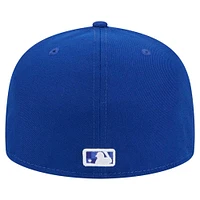 Men's New Era Royal Toronto Blue Jays Checkered Undervisor 59FIFTY Fitted Hat