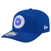 Men's New Era Royal Toronto Blue Jays Circle Patch 9SEVENTY Stretch-Snap Hat