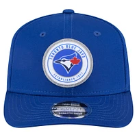 Men's New Era Royal Toronto Blue Jays Circle Patch 9SEVENTY Stretch-Snap Hat