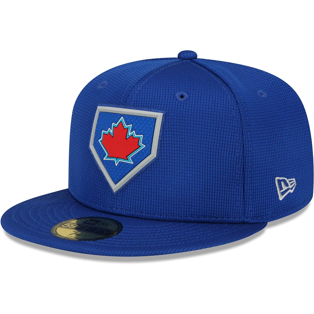 New Era Royal Toronto Blue Jays Clubhouse 59FIFTY pour homme - Casquette ajustée