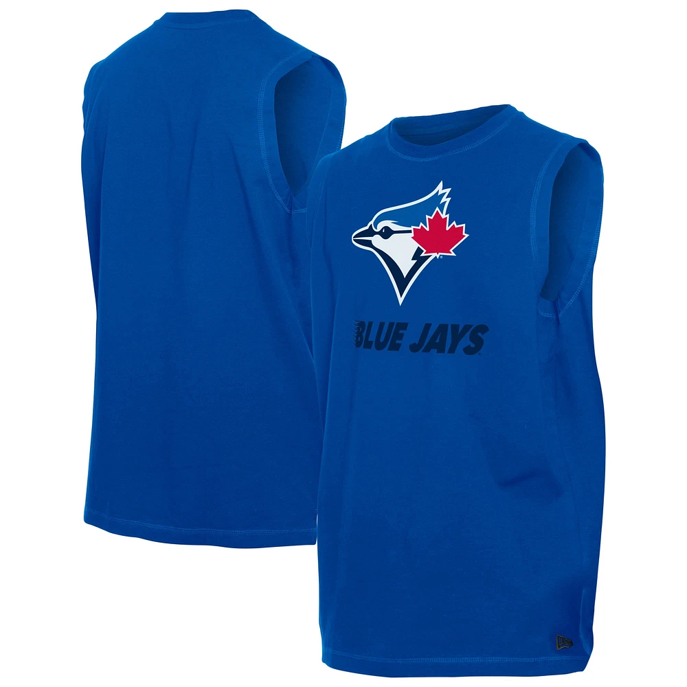 Men's New Era Royal Toronto Blue Jays Cooperstown Collection Leisure Tank Top
