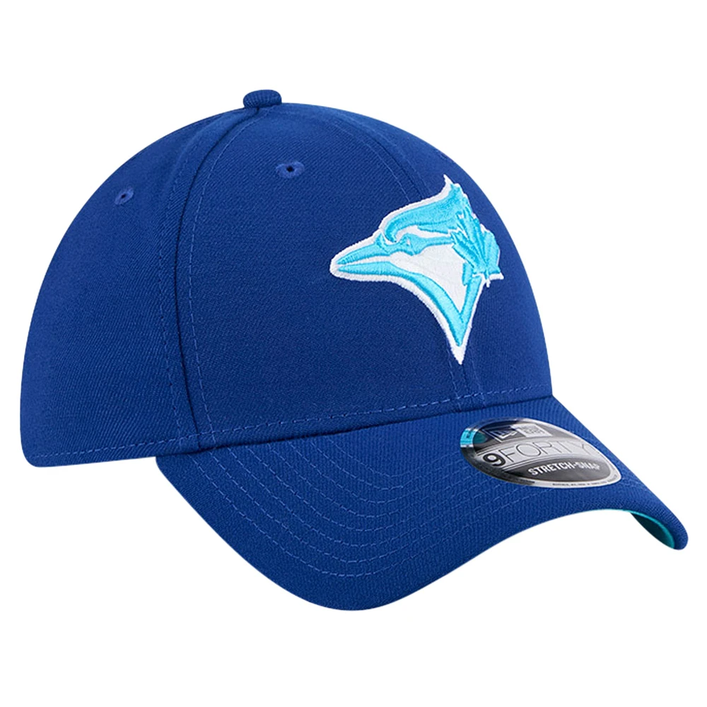 Men's New Era Royal Toronto Blue Jays Father's Day 9FORTY Stretch-Snap Hat