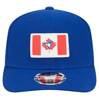 Casquette extensible à bouton-pression New Era Royal Toronto Blue Jays 9SEVENTY pour homme