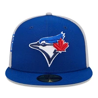 Casquette ajustée 59FIFTY New Era Royal Toronto Blue Jays Gameday Sideswipe pour hommes