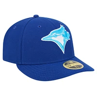 Casquette ajustée 59FIFTY Low Profile Royal Toronto Blue Jays New Era pour hommes