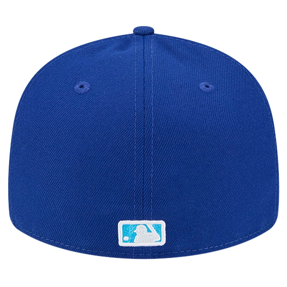 Casquette ajustée 59FIFTY Low Profile Royal Toronto Blue Jays New Era pour hommes