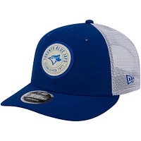 Men's New Era Royal Toronto Blue Jays LP Circle Trucker 9FIFTY Adjustable Hat