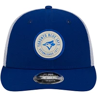 Casquette ajustable 9FIFTY Circle Trucker des Blue Jays de Toronto Royal New Era pour homme