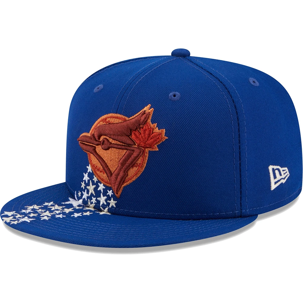 Casquette ajustée 59FIFTY Meteor des Blue Jays de Toronto Royal New Era pour homme