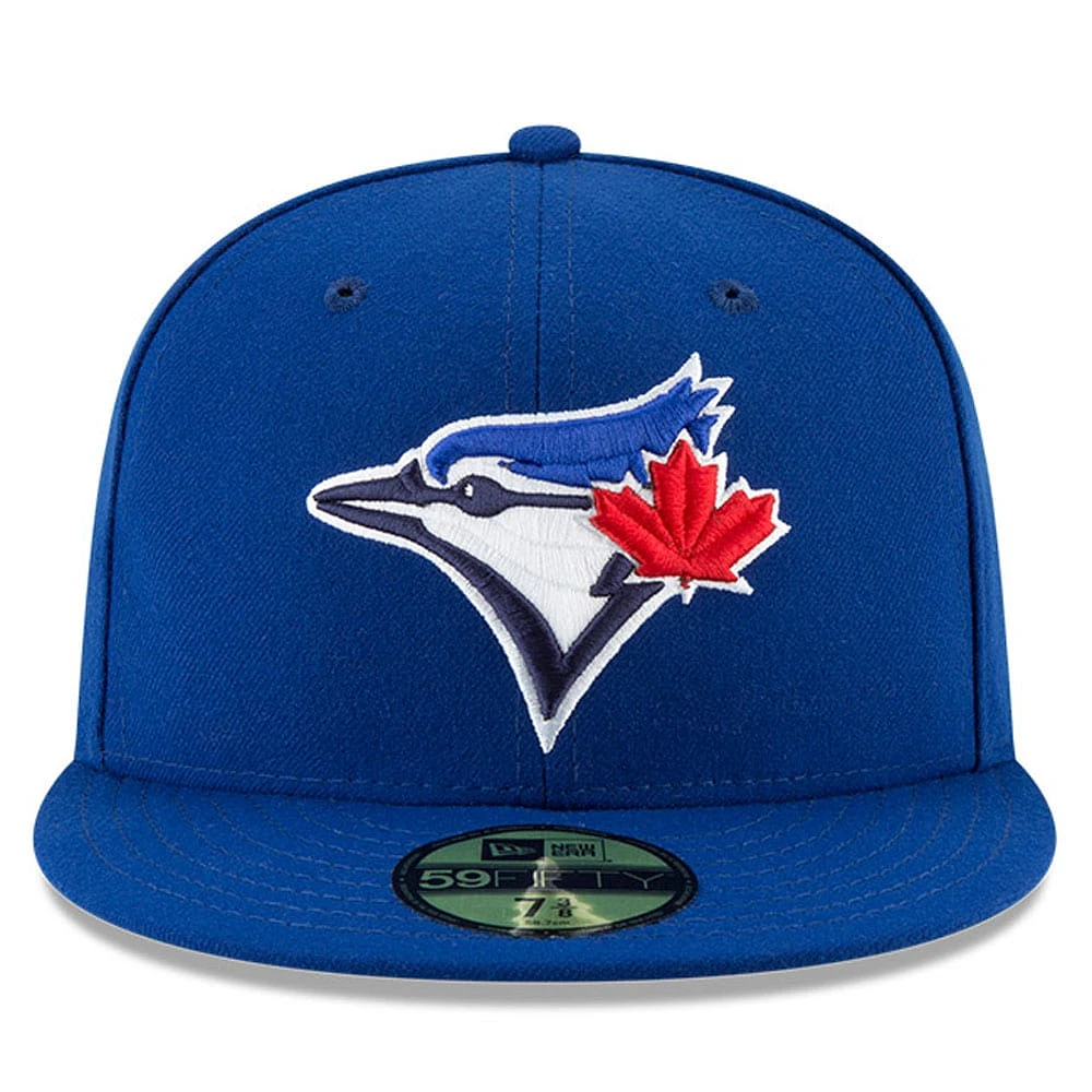 Casquette ajustée 59FIFTY du Temple de la renommée baseball national des Blue Jays Toronto New Era pour hommes