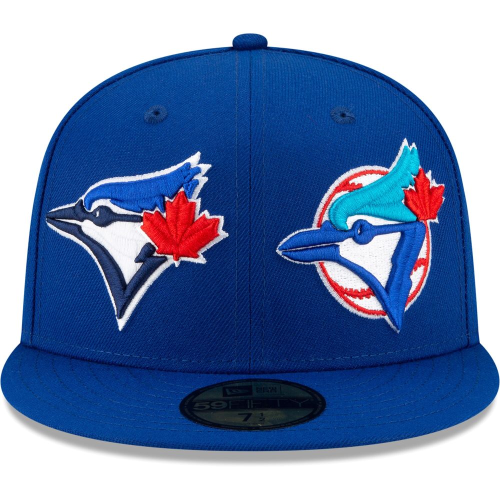 New Era 59FIFTY Toronto Blue Jays Patch Pride Fitted Hat Royal Blue