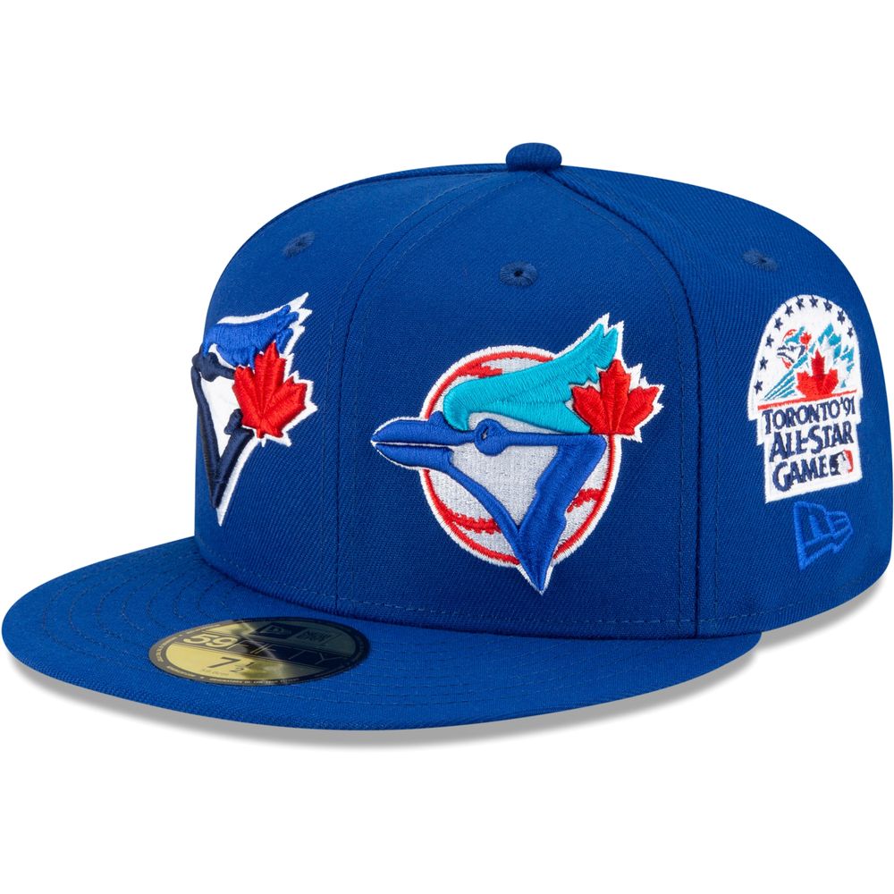 New Era Men's New Era Royal Toronto Blue Jays Patch Pride 59FIFTY - Fitted  Hat