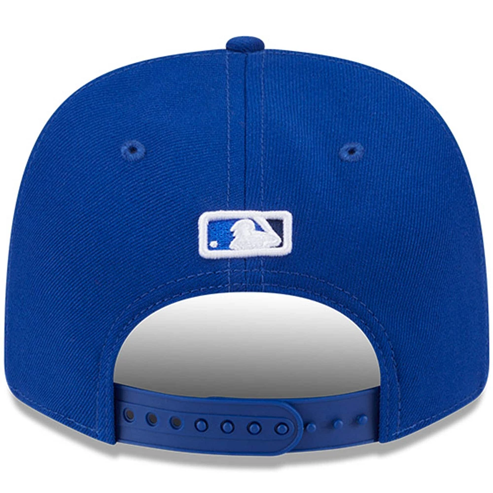 Casquette ajustable New Era Royal Toronto Blue Jays Player Replica 9SEVENTY pour homme