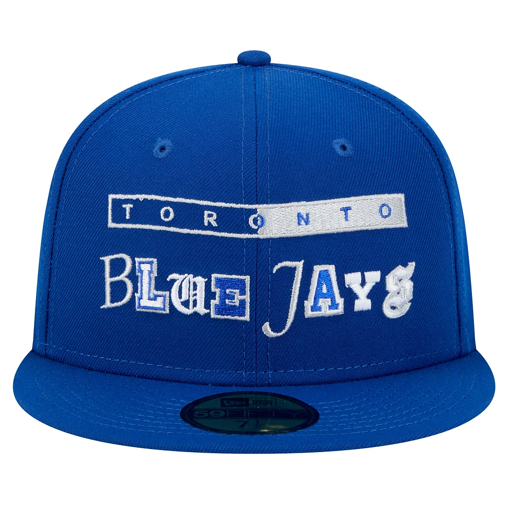 Men's New Era Royal Toronto Blue Jays Ransom 59FIFTY Fitted Hat