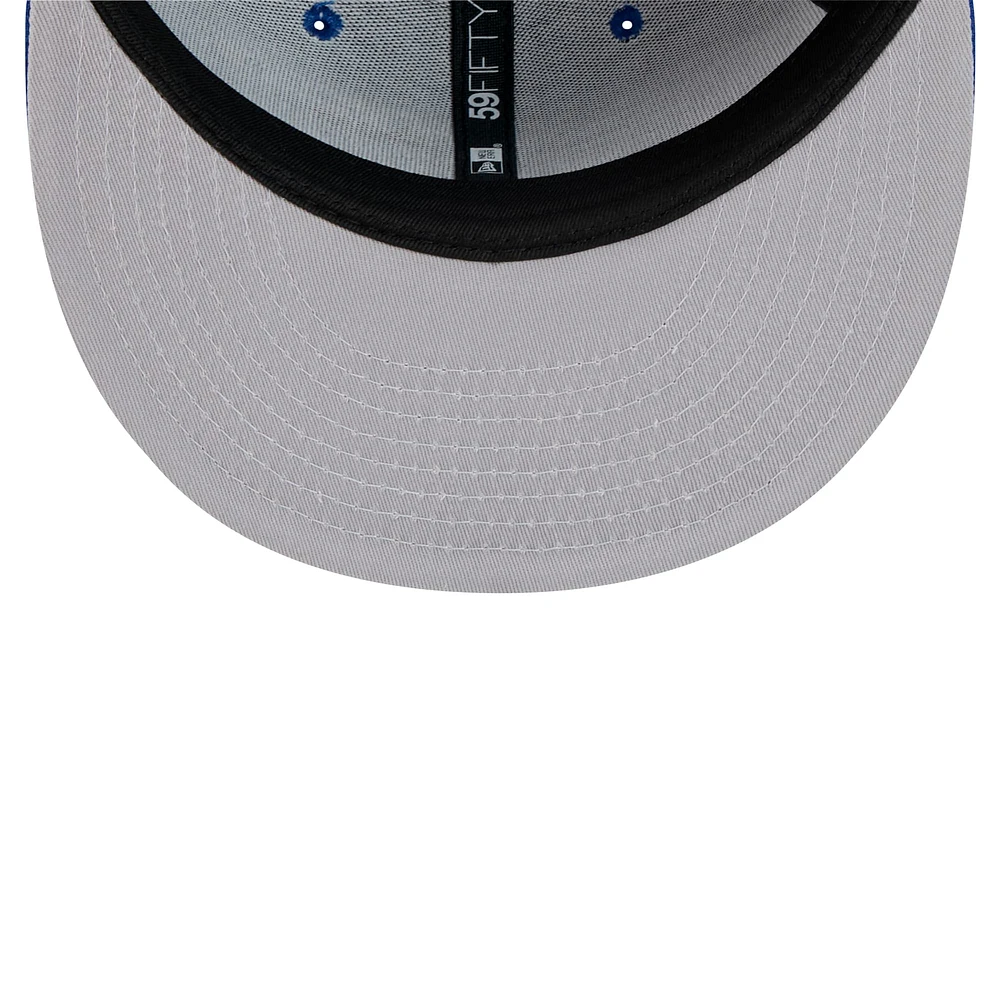 Casquette ajustée Ransom 59FIFTY Royal Toronto Blue Jays de New Era pour homme