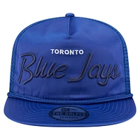 Men's New Era Royal Toronto Blue Jays Retro Satin Script Golfer Adjustable Hat