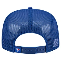 Men's New Era Royal Toronto Blue Jays Retro Satin Script Golfer Adjustable Hat