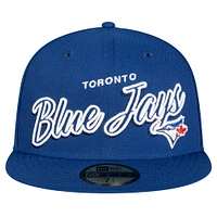 Men's New Era Royal Toronto Blue Jays Script Sided 59FIFTY Fitted Hat