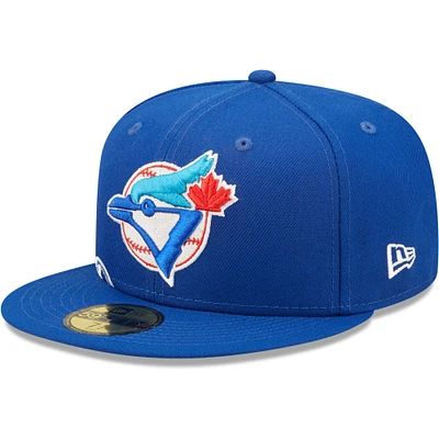 Casquette ajustée Sidesplit 59FIFTY des Blue Jays de Toronto Royal New Era pour homme