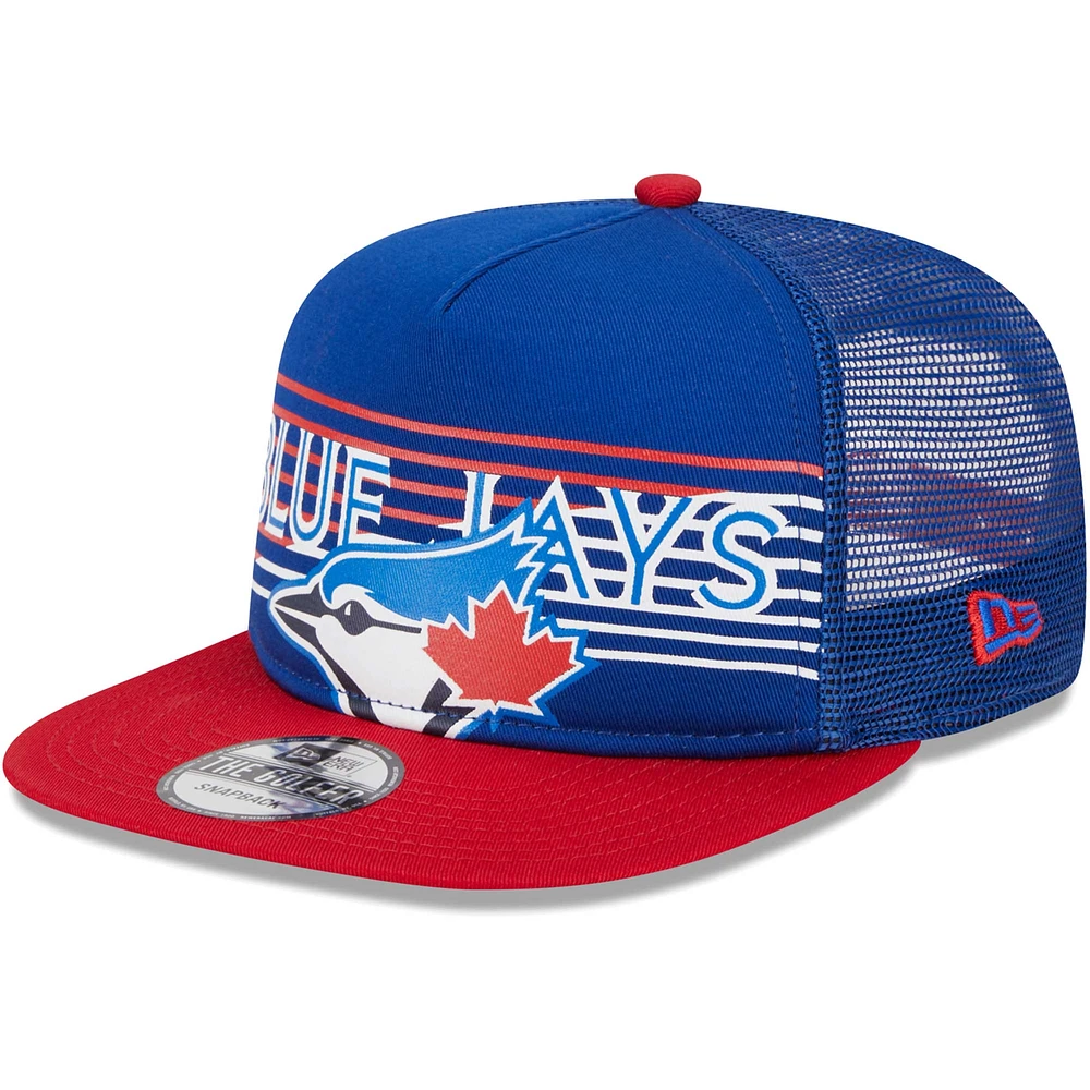 Casquette snapback de camionneur Speed ​​Golfer Royal Toronto Blue Jays New Era pour hommes