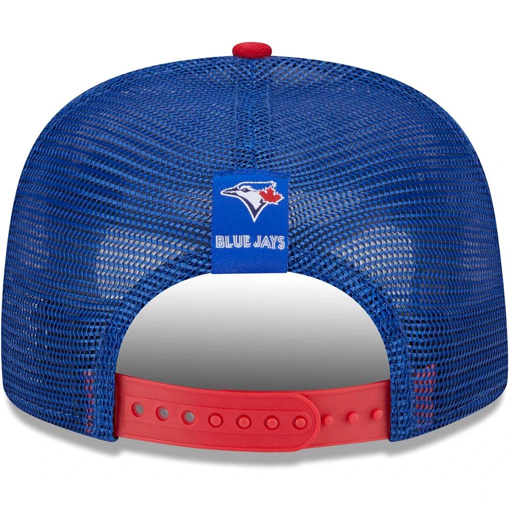 Casquette snapback de camionneur Speed ​​Golfer Royal Toronto Blue Jays New Era pour hommes