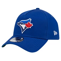 Casquette ajustable 9FORTY couleur équipe A-Frame Royal Toronto Blue Jays New Era pour hommes