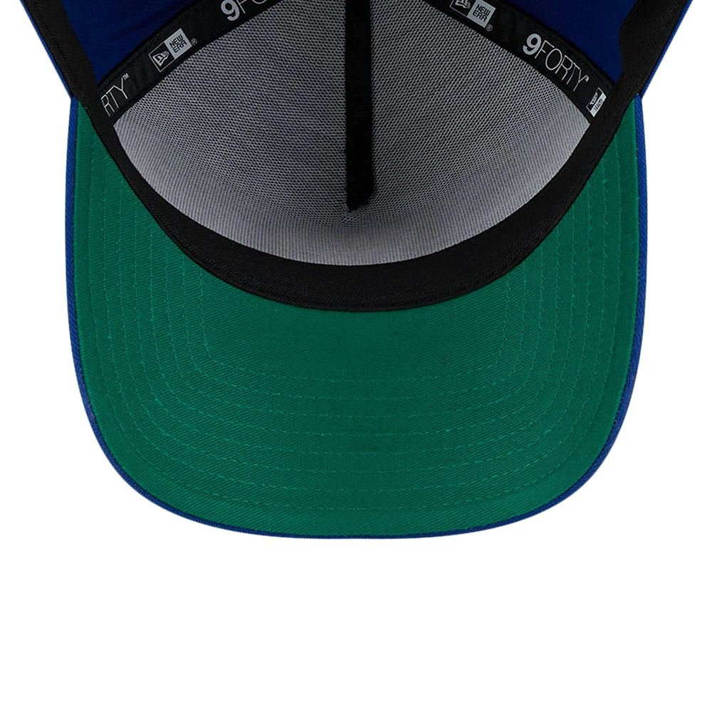 Casquette ajustable 9FORTY couleur équipe A-Frame Royal Toronto Blue Jays New Era pour hommes