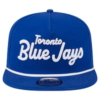 Men's New Era Royal Toronto Blue Jays Team Text Golfer Snapback Hat
