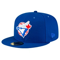 Casquette ajustée 59FIFTY Royal Toronto Blue Jays x Lost and Found New Era pour hommes