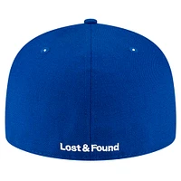 Casquette ajustée 59FIFTY Royal Toronto Blue Jays x Lost and Found New Era pour hommes