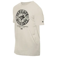 T-shirt New Era Stone pour homme, Journée des forces armées 2025 Blue Jays de Toronto