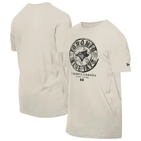 T-shirt New Era Stone pour homme, Journée des forces armées 2025 Blue Jays de Toronto