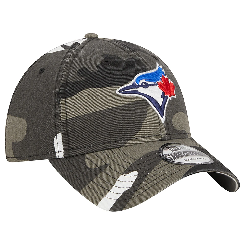 Men's New Era Toronto Blue Jays Dark Camo 9TWENTY Adjustable Hat